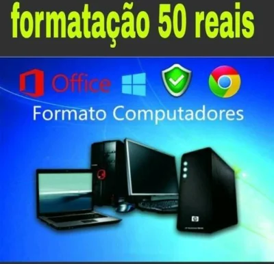 Formatação e Conserto de Computadores e Notebooks