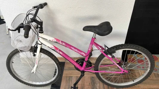 Bicicleta Infantil Track Aro 24 Rosa -18 Marchas
