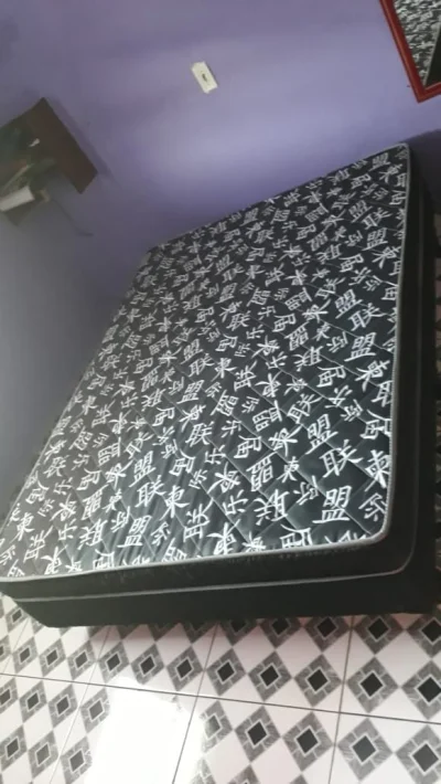 Cama Box Casal - Semi-nova (convencional)