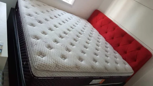 Conjunto Cama Super King Size 2.03m X 1.93m+box+cabeceira