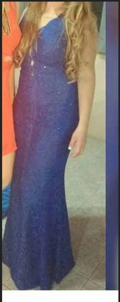 Vestido de Festa Azul Royal