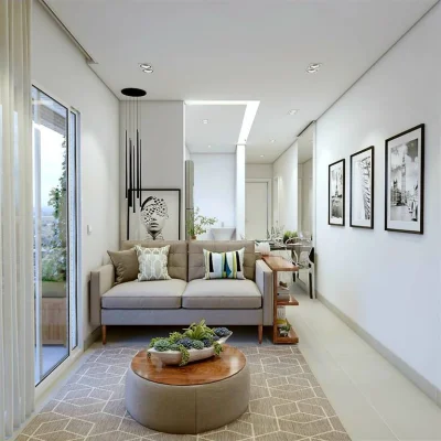 Apartamento com 39.76 m2 - Guilhermina - Praia Grande SP