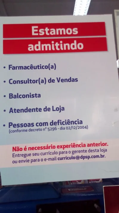 Oportunidades de Emprego
