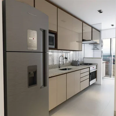 Apartamento com 42.41 m2 - Guilhermina - Praia Grande SP