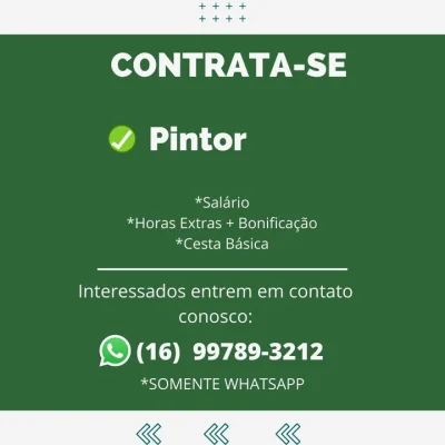 Vaga para Pintor