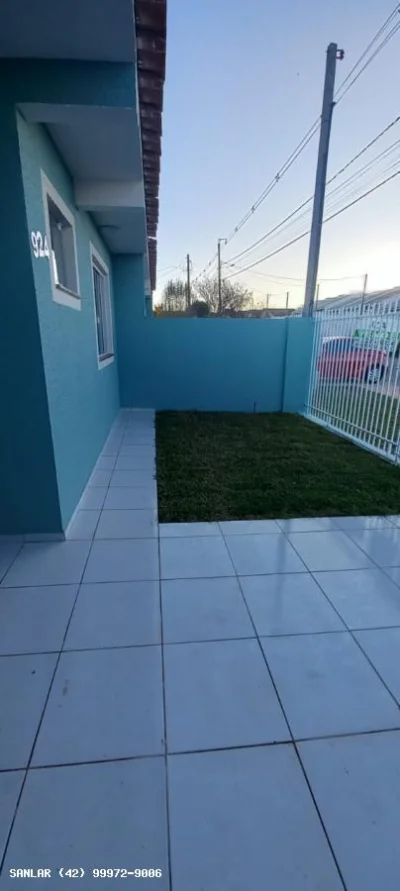 Casa para Venda em Ponta Grossa, Cará-cará, 2 Dormitórios, 1 Banheiro, 1 Vaga