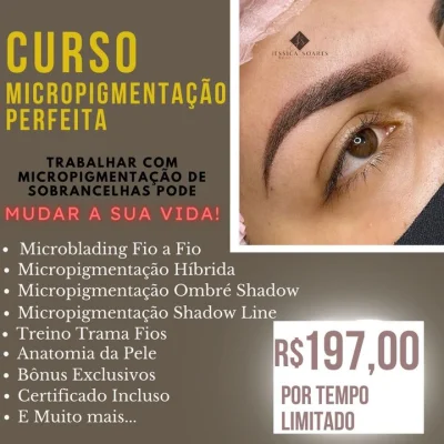 Curso Online de Micropigmentação Perfeita