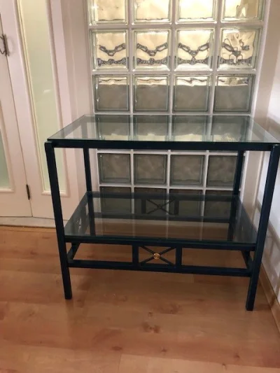 Mesa Retangular de Ferro Esmaltado