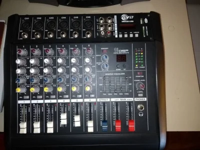 Mesa de Som 6 Canais