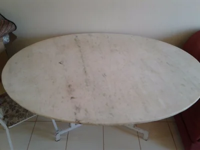 Mesa Oval Marmore