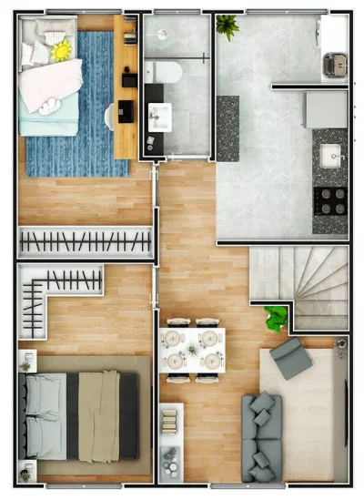 Casa com 48.8 m2 - Guilhermina - Praia Grande SP