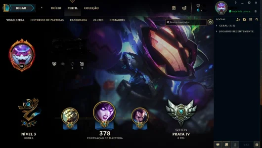 Conta League Of Legends (desde Season 6)