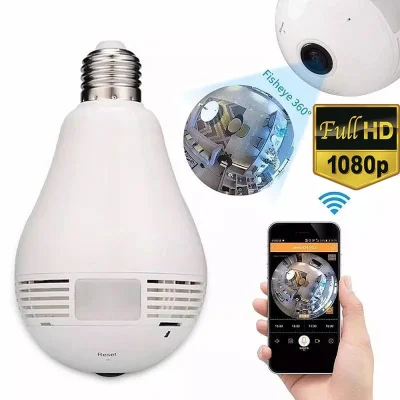 Camera Espia 360 Original - Camera Lampada Alta Qualidade