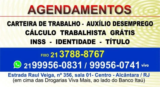 Agendamentos Carteira de Trabalho