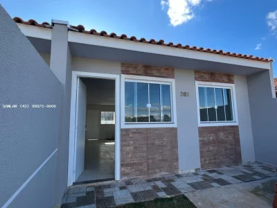 Casa para Venda em Ponta Grossa, Cachoeira, 2 Dormitórios, 1 Banheiro, 1 Vaga