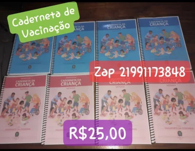 Caderneta de Vacinação Capa Dura