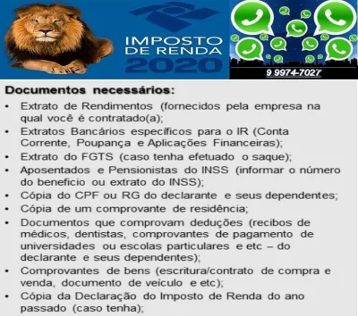 Declaração de Irrf