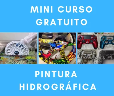 Mini Curso Gratuito de Pintura Hidrográfica