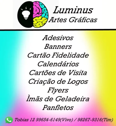 Gráfica Rápida - Cartão de Visitas - Flyers - Banners - Logos -