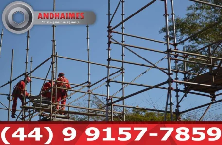 Locação Andaime Industrial Araucária PR Tubo Roll Multidirecional