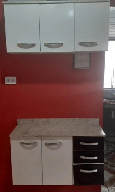 Armario de Cozinha 3 Peças ( com Balcão ) ótimo Estado