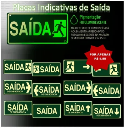 Placas de Saída