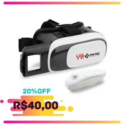 Casas Bahia óculos de Realidade Virtual 3d para Smartphone - Vr Box 2