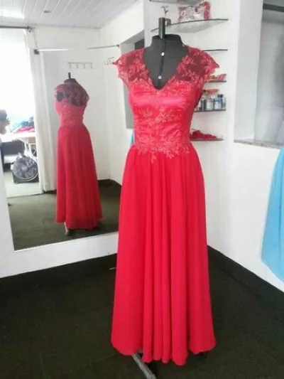 Vestido Longo Vermelho