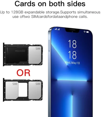 Smartphone Android 6.7 Polegadas 8 + 256gb