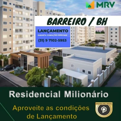 Apartamento a Venda Residencial Milionário no Barreiro Bh