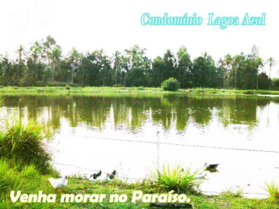 Guaratiba / Brisa Terreno Plano em Frente a uma Linda Lagoa Condomínio Fechado