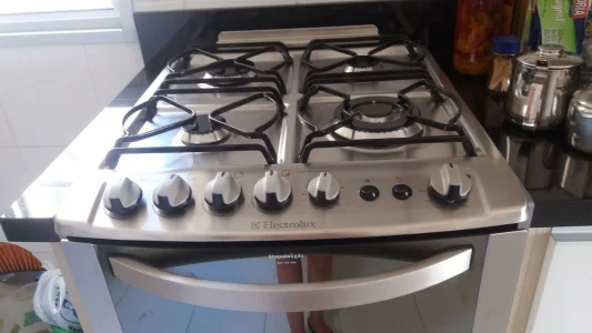 Fogão de Embutir Inox Electrolux 4 Bocas