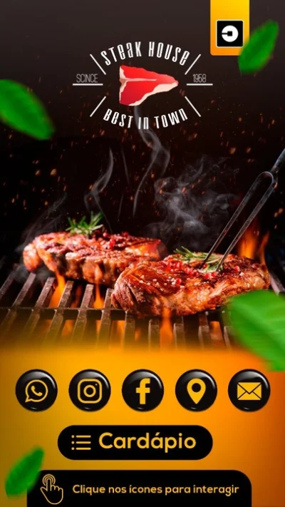 Cartões Interativos para Restaurantes