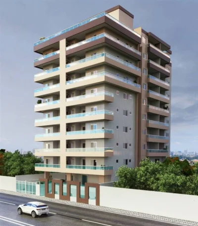 Apartamento com 43 m2 - Mirim - Praia Grande SP