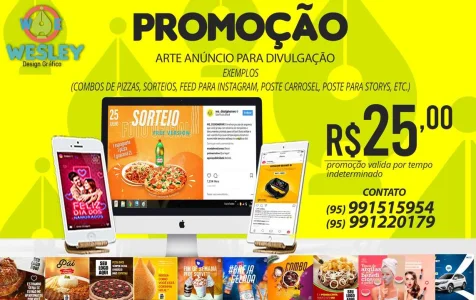 Arte Anuncio de Divulgação