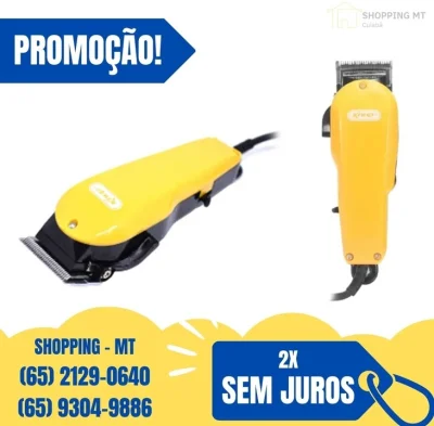 Cortador de Cabelo Knup Qr-8918 Amarelo 110v