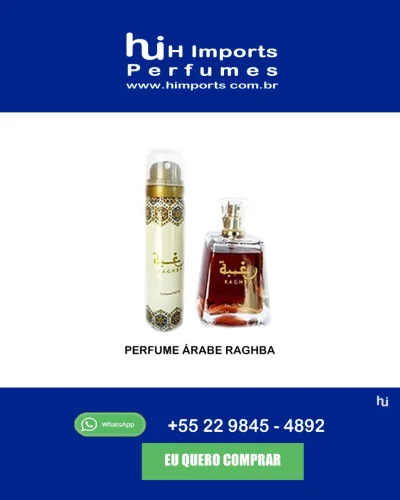 Perfume árabe Raghba H Imports
