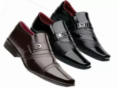 Sapato Social Masculino Couro Luxo + Entrega Grátis