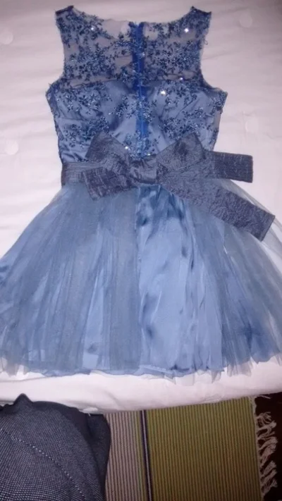 Lindo Vestido Azul Curto