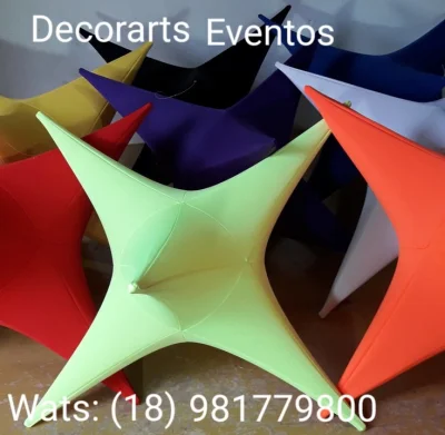 Estrelas Neon em Tecido (vários Tamanhos e Cores)