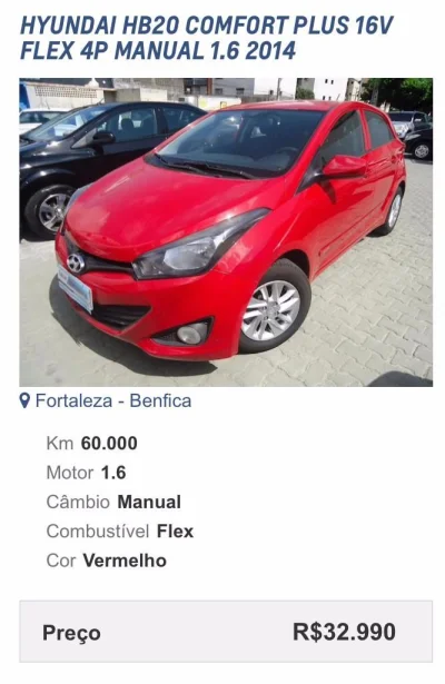 Hyundai Hb20 1.6 Comfort Plus 2014