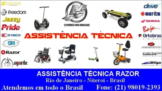 Conserto de Veículos de Mobilidade Elétricos