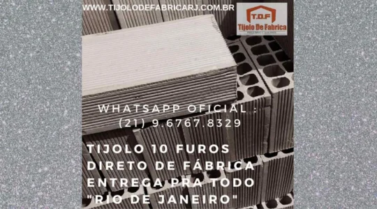 Tijolo Direto de Fábrica Whatsapp: (21) 9.6767.piraí- Rj8329