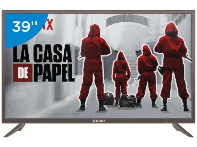 Smart TV Led 39” Semp S3900fs Full Hd - Wi-fi Conversor Digital 2 Hdmi