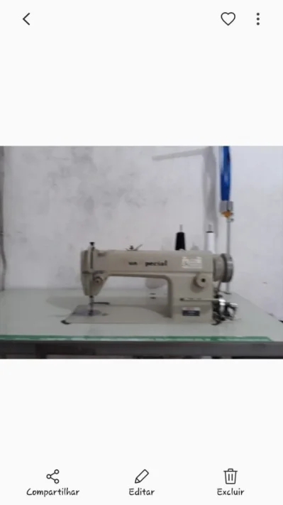Máquina de Costura Reta