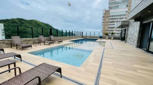 Apartamento com 120.51 m2 - Forte - Praia Grande SP