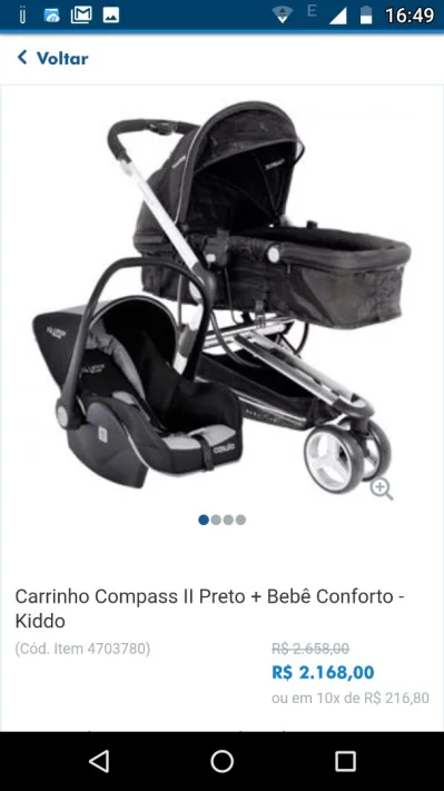 Carrinho Kiddo Compass II