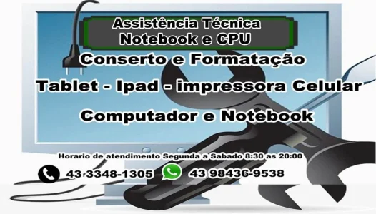 Assistência Técnica de Notebook