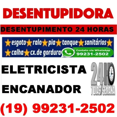 Desentupidora 24 Horas em Campinas