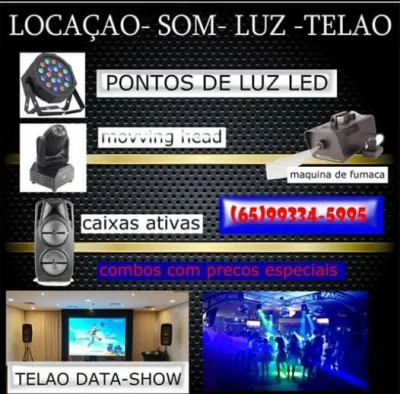 Lider Som Luz Palco Telao-telas Led